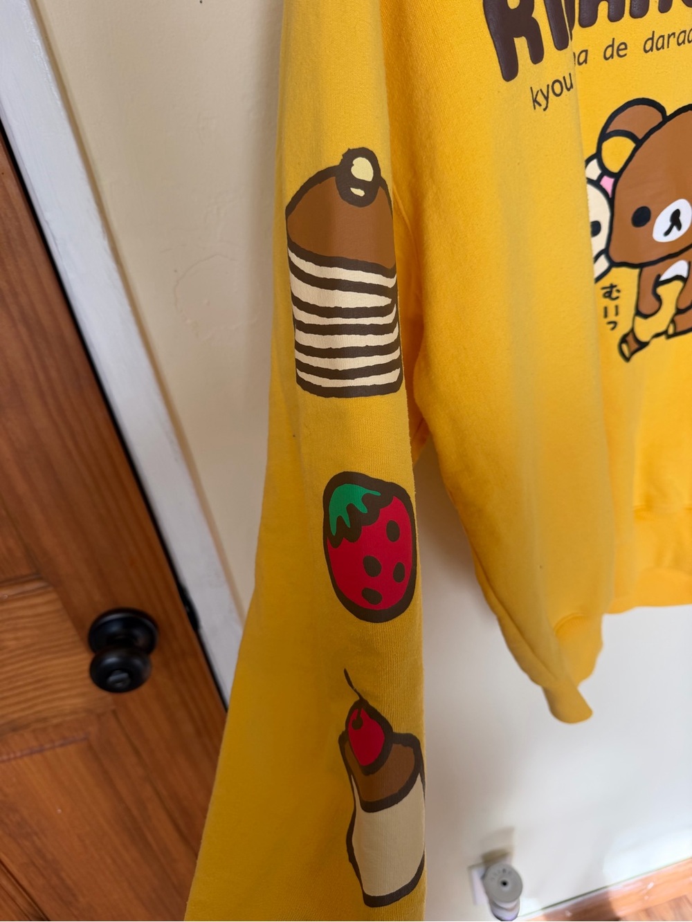 Rilakkuma Yellow Graphic Crewneck Sweater - Picture 3 of 9